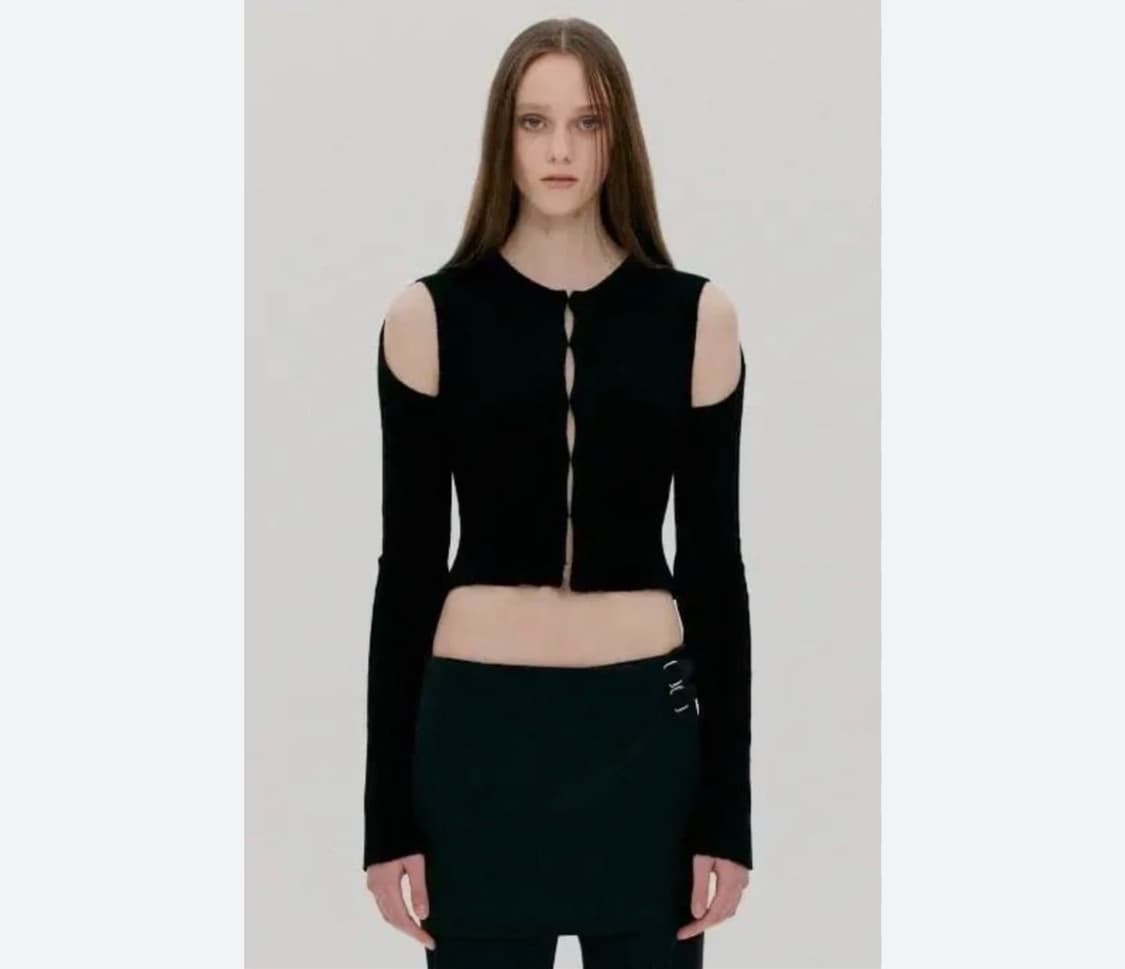 더오픈프로덕트 숄더 컷 가디건  상품이미지2