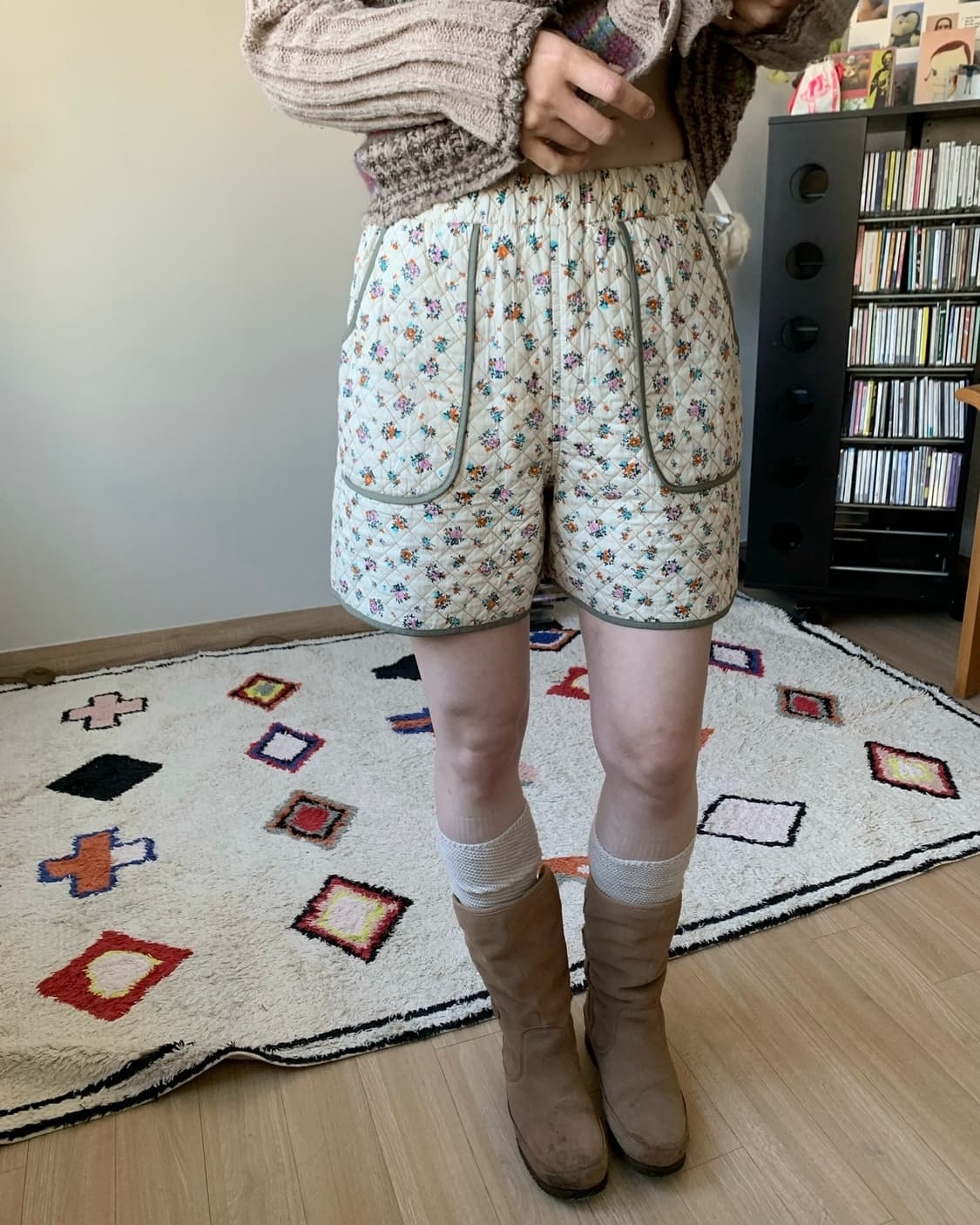 flower padded pants  상품이미지4