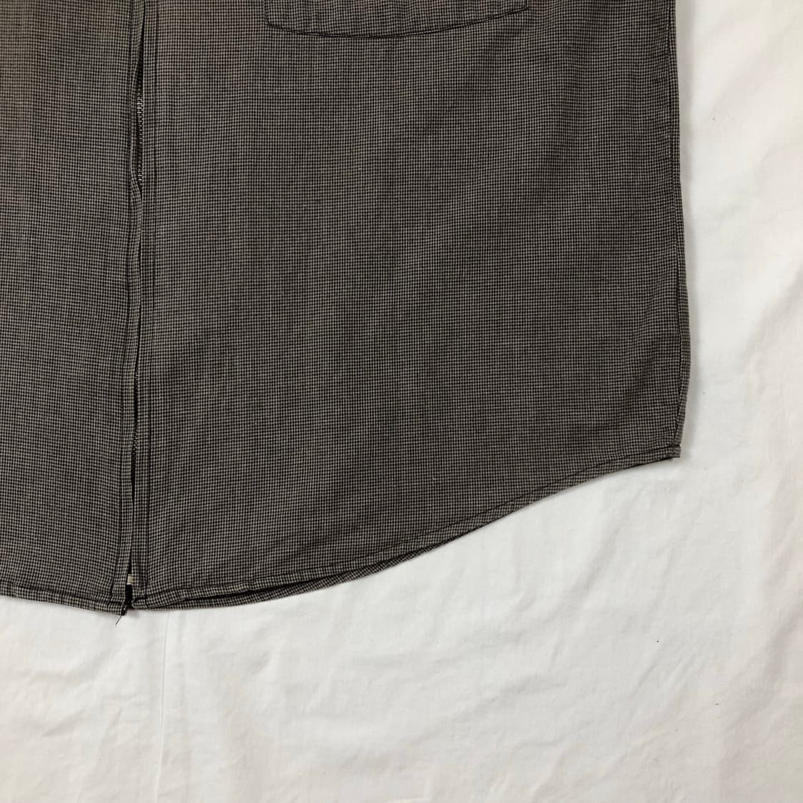 90s 비치스케이트보드 bitch 포켓 체크 지퍼셔츠 상품이미지4