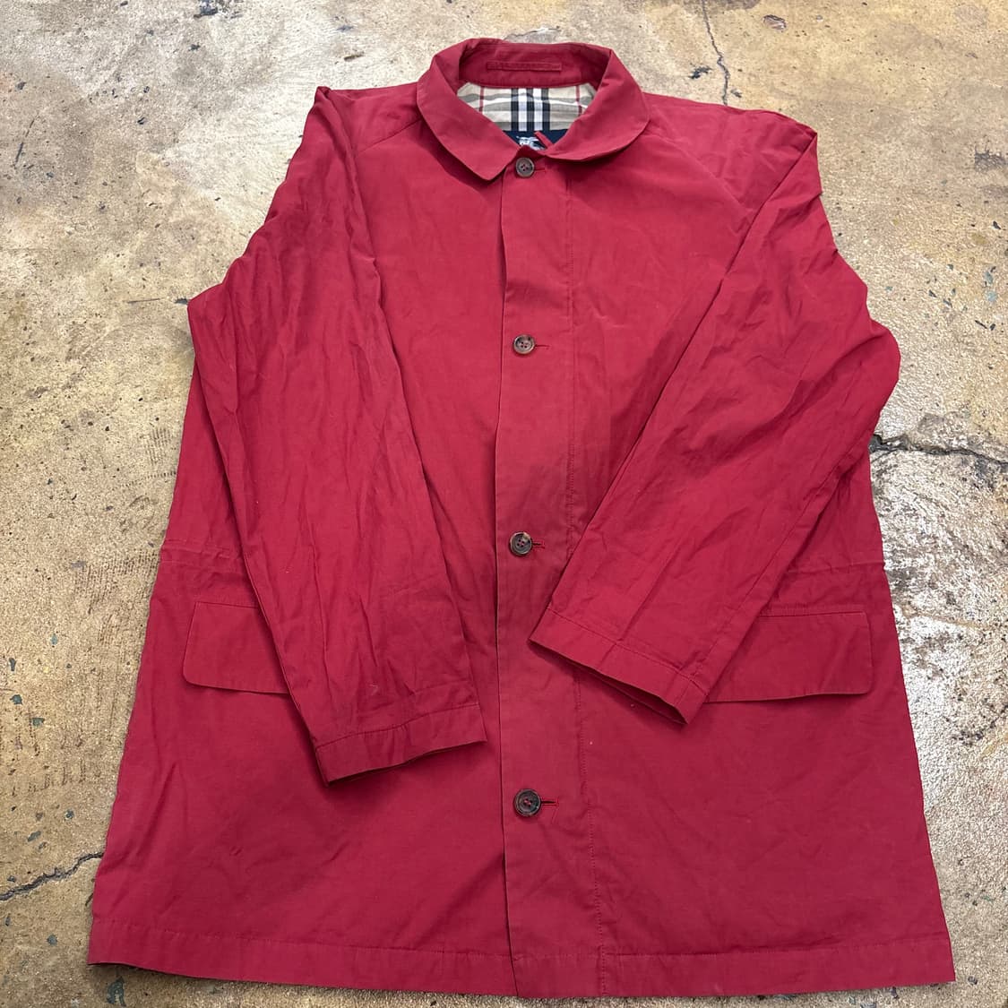 [정품] 버버리 빈티지 레드 트렌치코트 b15 상품이미지2