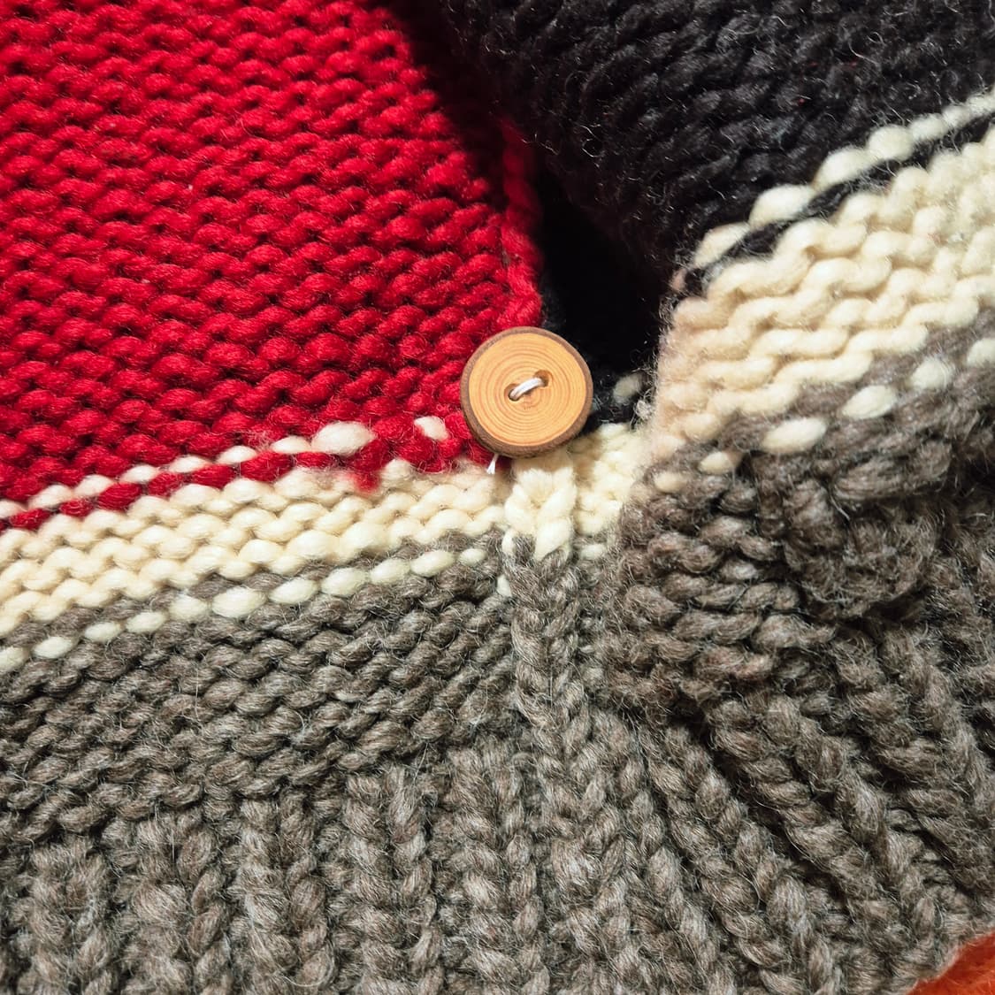 KANATA 카나타 코위찬 베스트 곰돌이 패턴 ML 상품이미지6