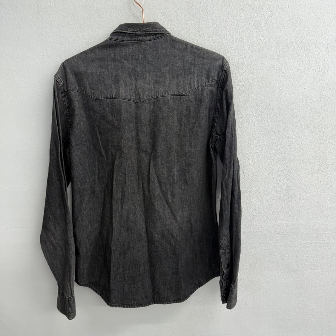 폴로 데님앤서플라이 랄프로렌 흑청 웨스턴 셔츠 (S) 상품이미지5