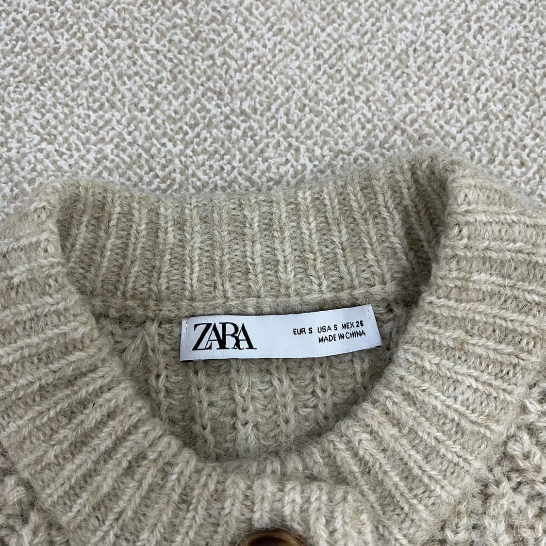 S 자라 여성 니트 가디건 0223M1 상품이미지2