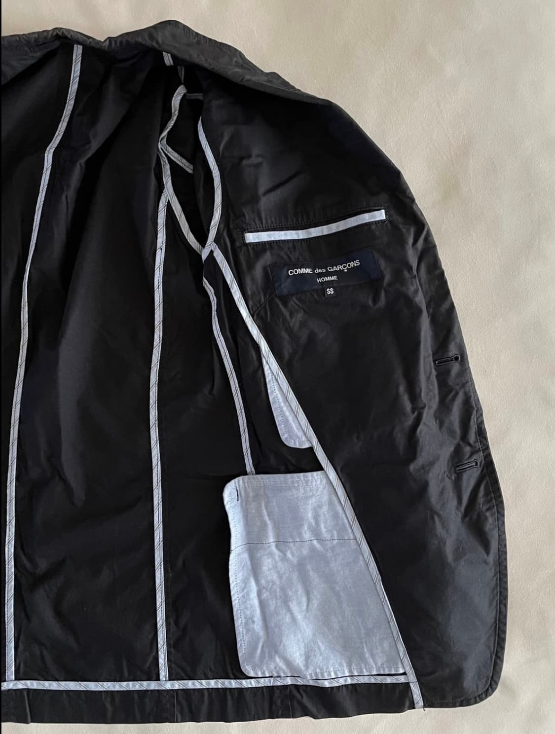 Comme des Garcons Homme black tallored j 상품이미지2