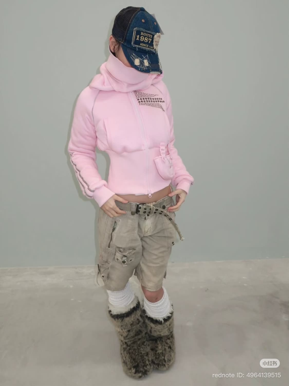 TexEvasion 핑크 패딩자켓 상품이미지4