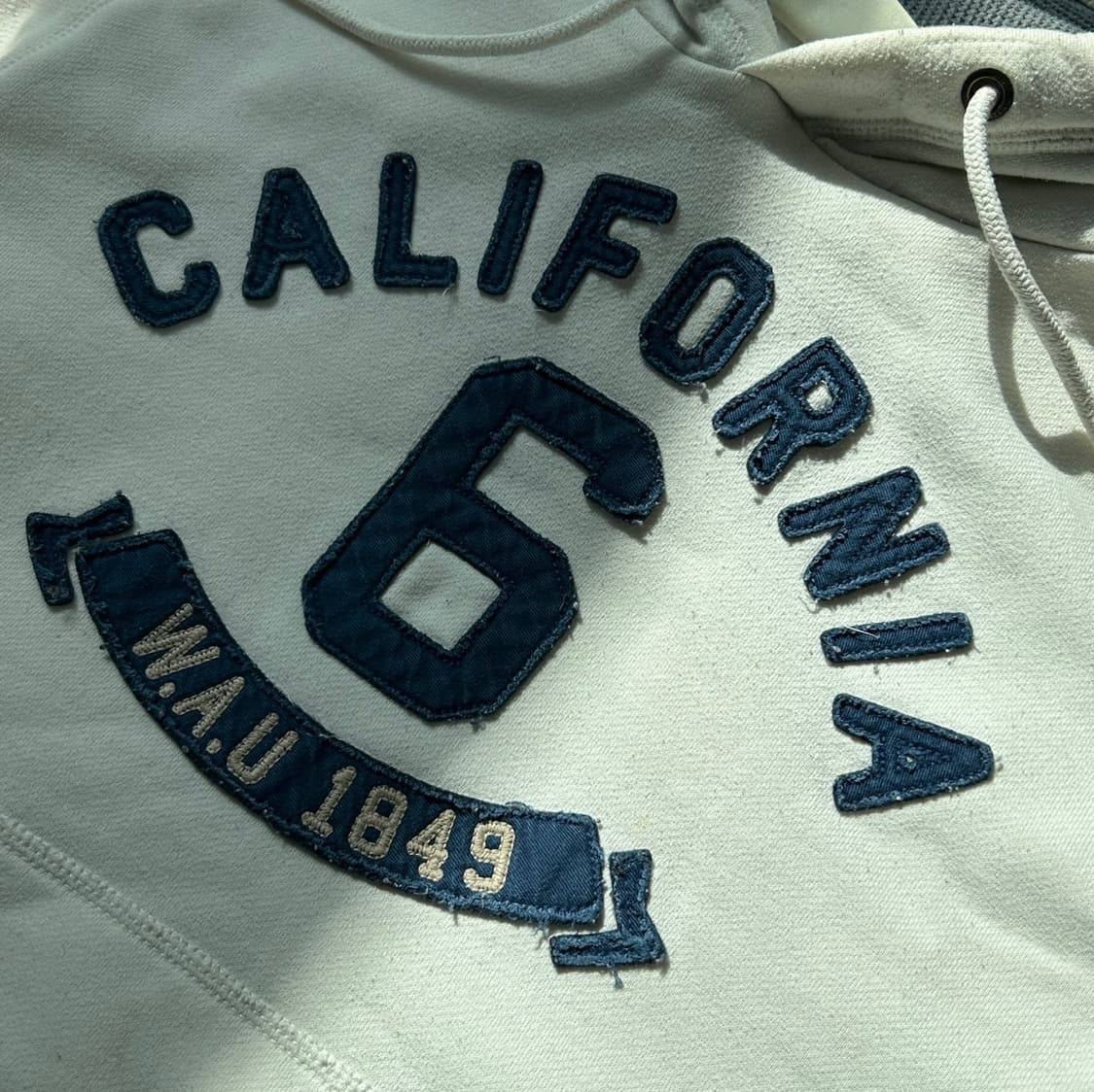 후아유 캘리포니아 레터로고 기모 후드티  상품이미지5