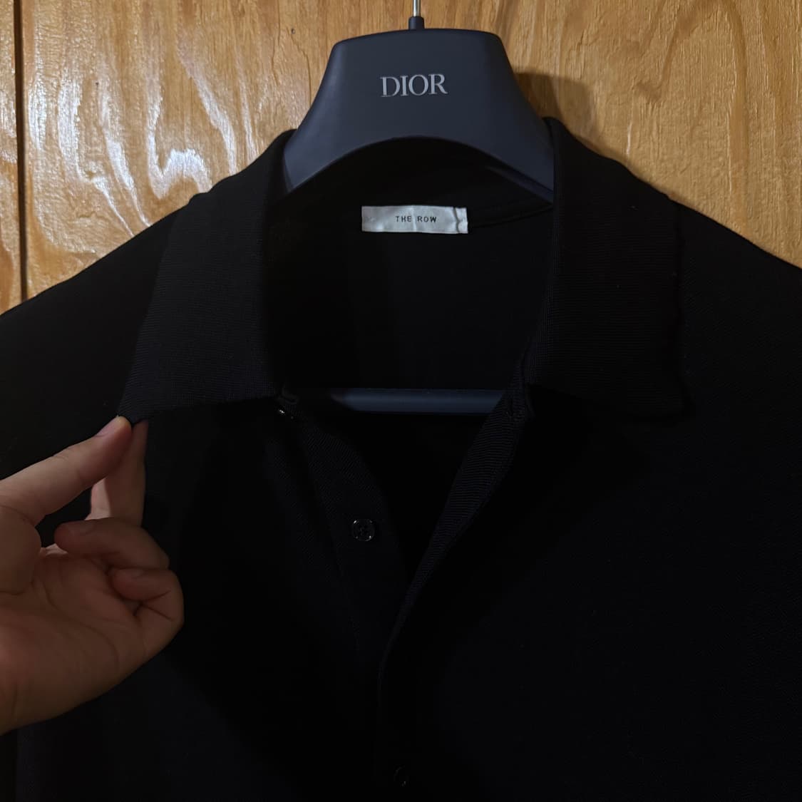 더 로우(The row) 25 S/S 블랙 폴로 셔츠(카라티) 상품이미지3