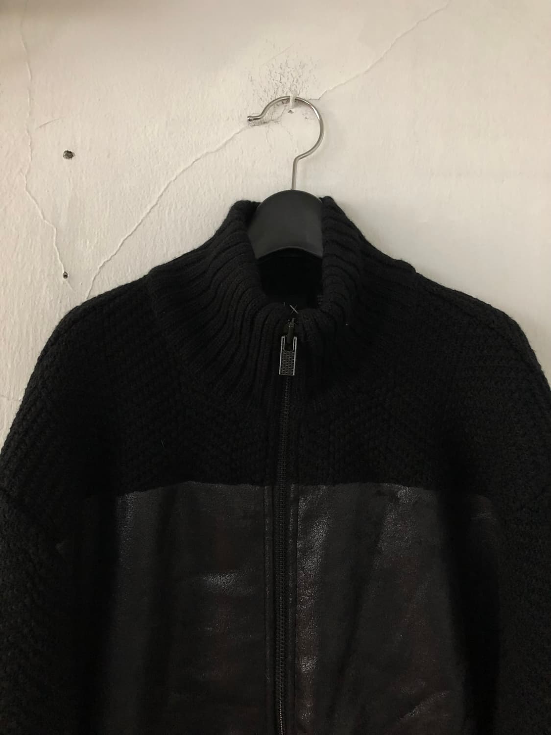 Armani Leather Knit Zip Up 상품이미지2