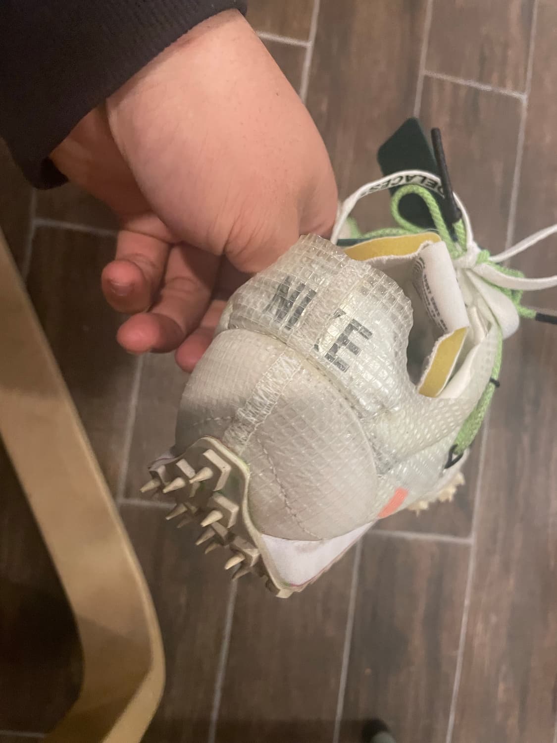 나이키 x 오프화이트 와플 레이서 흰색  상품이미지7