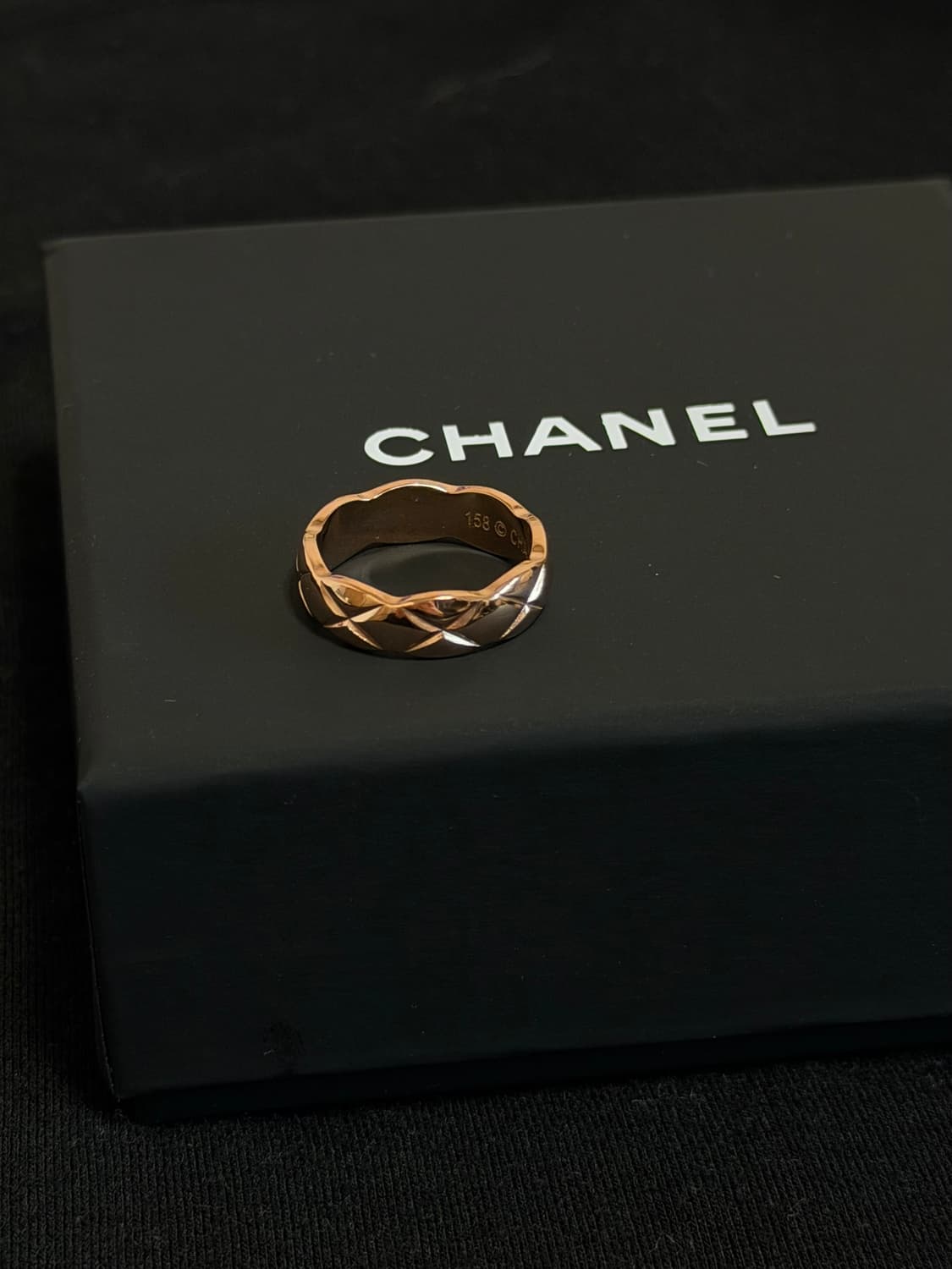 샤넬 정품 업사이클링 코코크러쉬 스몰 반지 상품이미지4