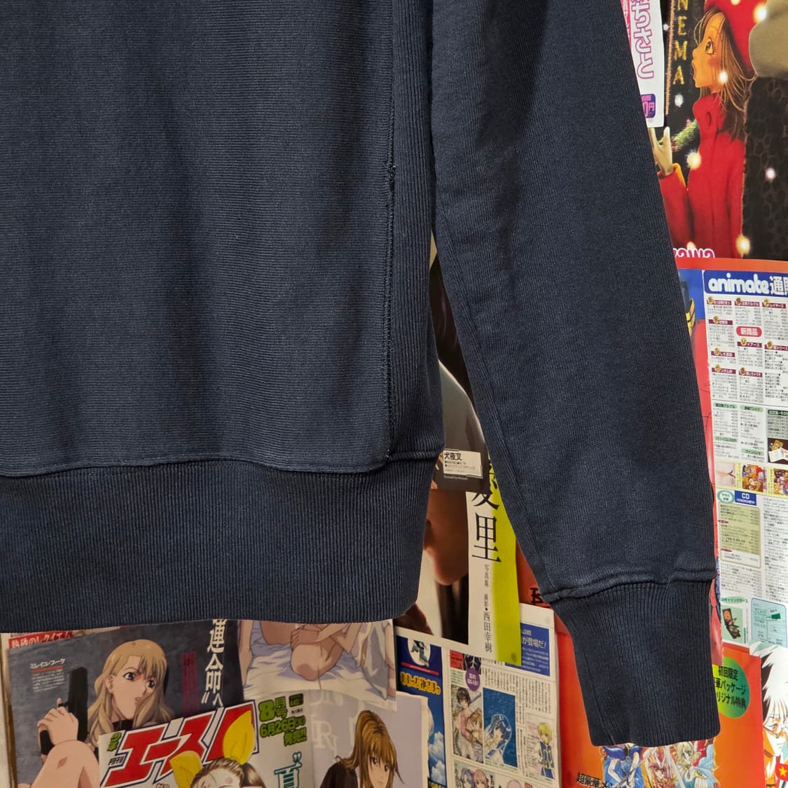 90'S 챔피온 리버스위브 블랙 후드티 상품이미지7