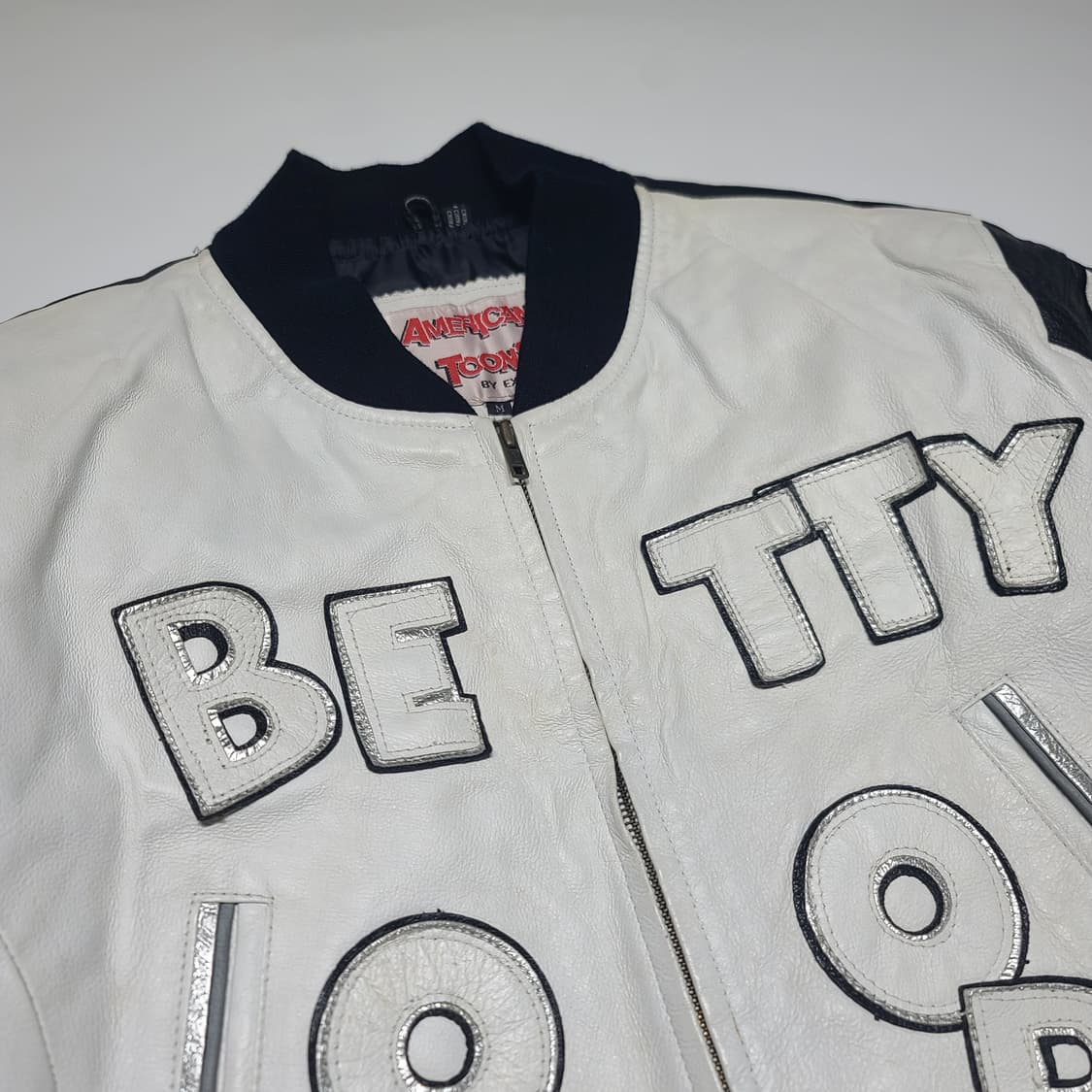 90s 베티붑 레더 자켓[M] 상품이미지3