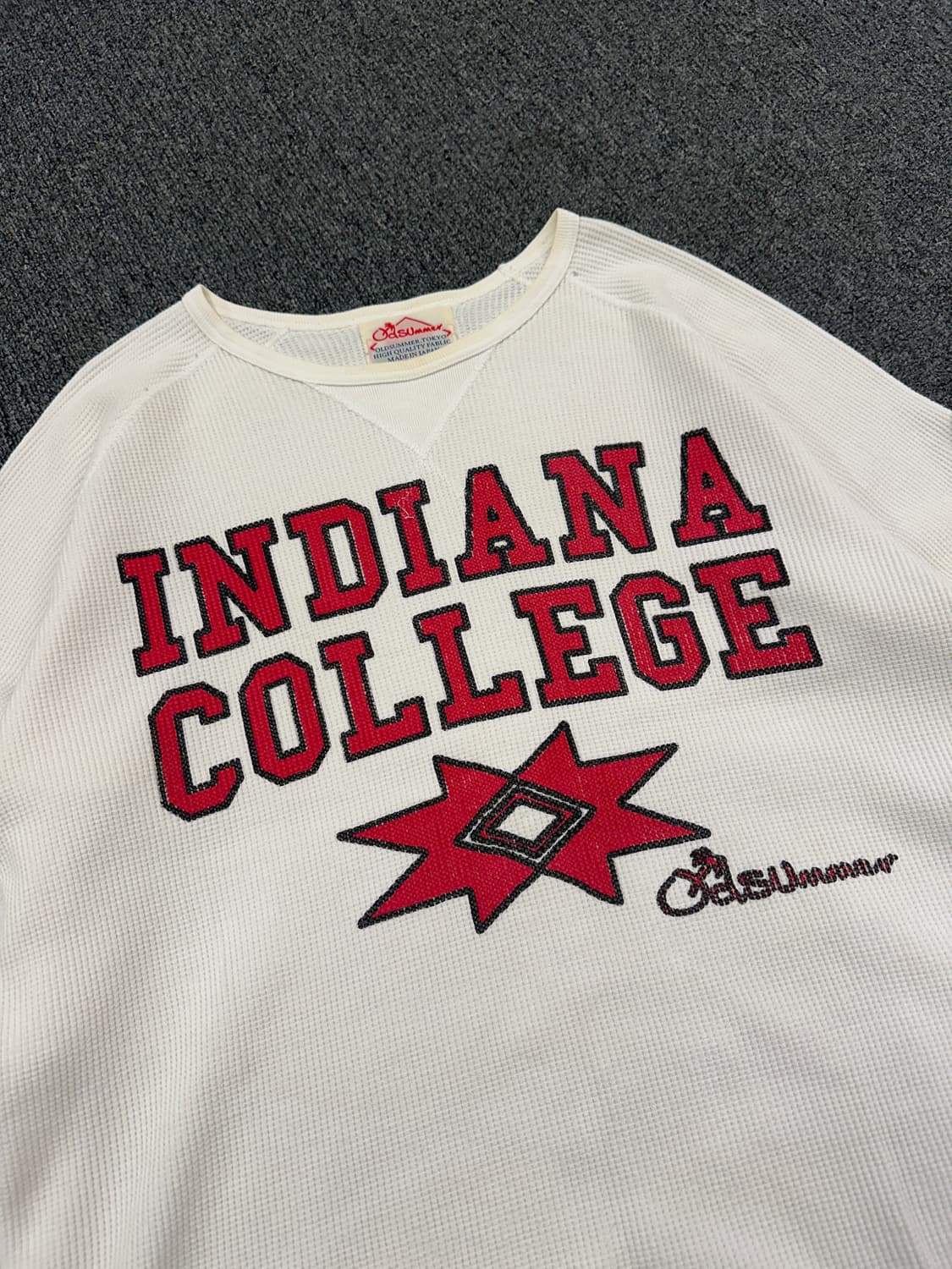 Old Summer Tokyo 와플 롱슬리브 긴팔티 상품이미지3