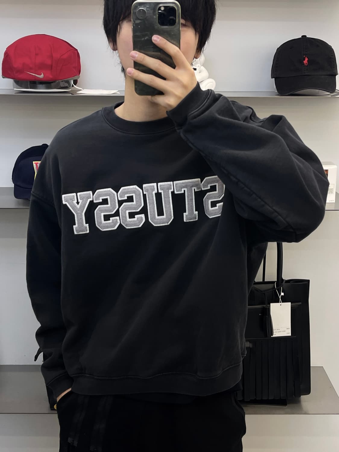 스투시 23S/S  릴렉스드 오버사이즈 크루  상품이미지1