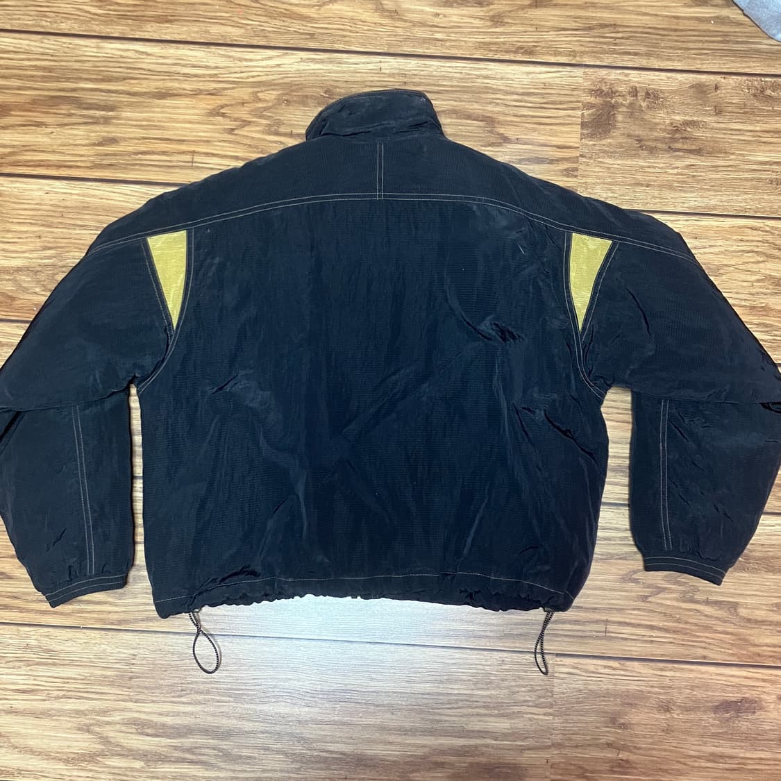 스컬프터 레트로 콤비 윈드브레이커 바람막이 워크자켓 블랙 경량패딩 상품이미지3