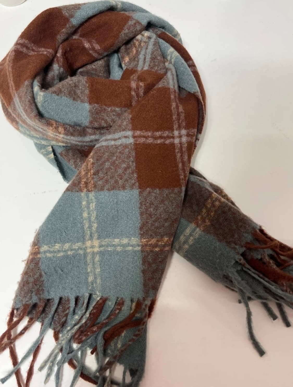 대만 NET 체크 머플러 목도리 상품이미지1