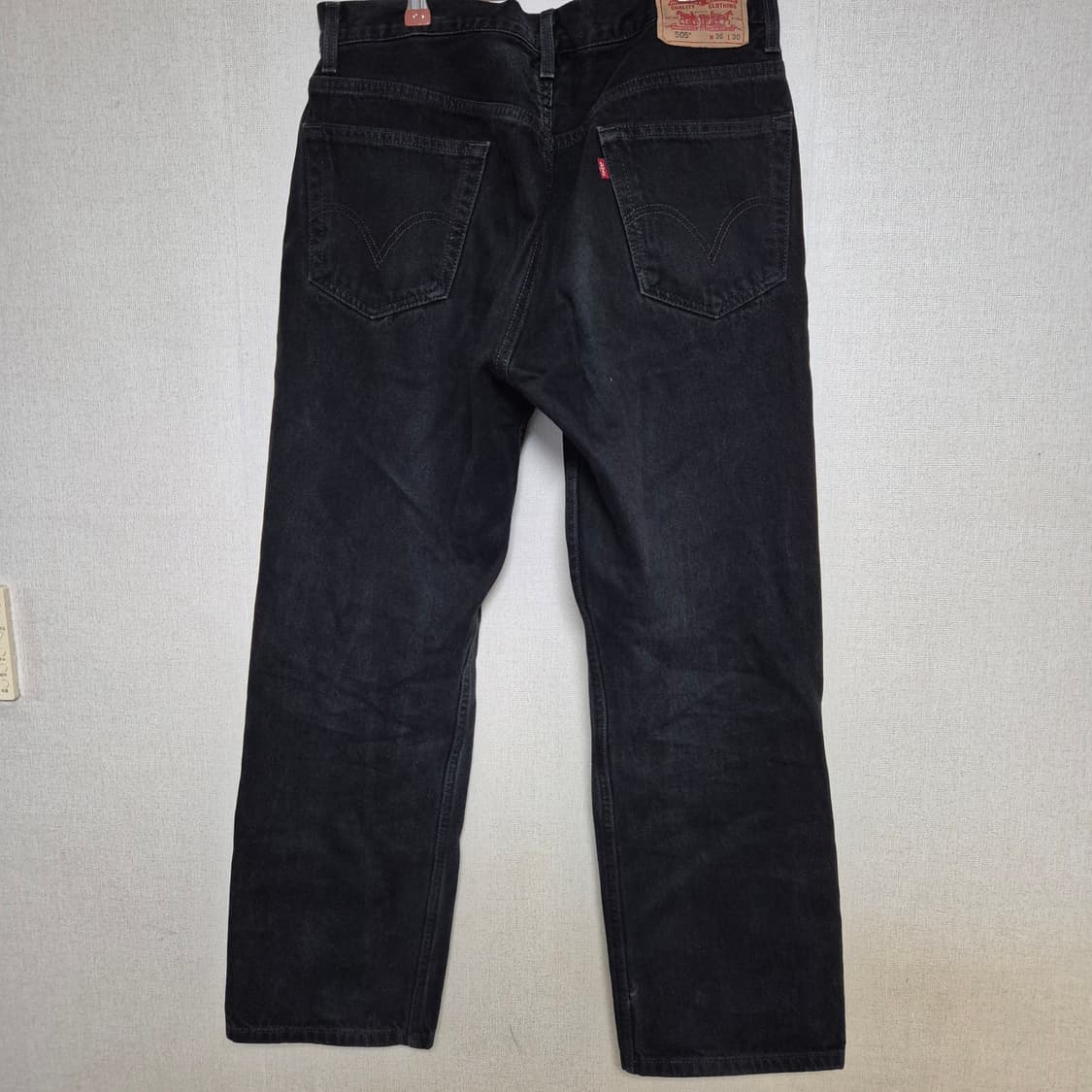 00's 리바이스 levis 505 흑청데님 black jeans 상품이미지4