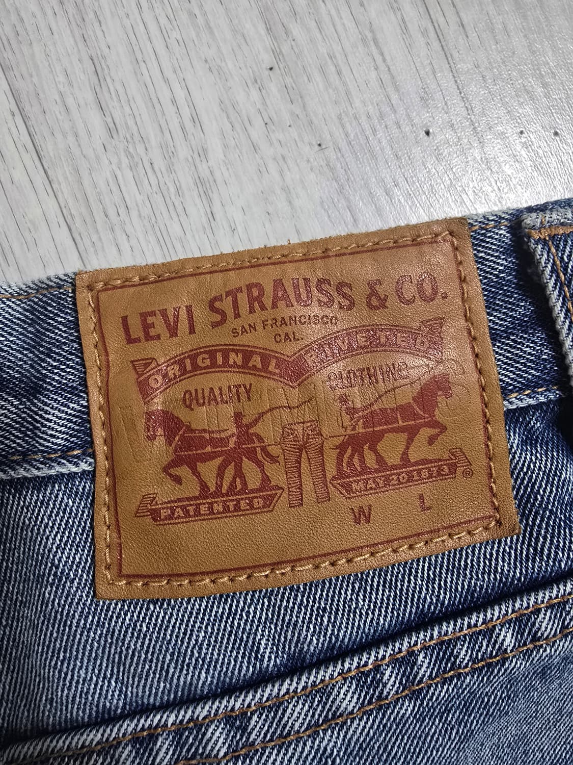 (정품) 베트멍 리바이스 리워크 지퍼 청바지 M (명품 데님 팬츠 남자) 상품이미지3