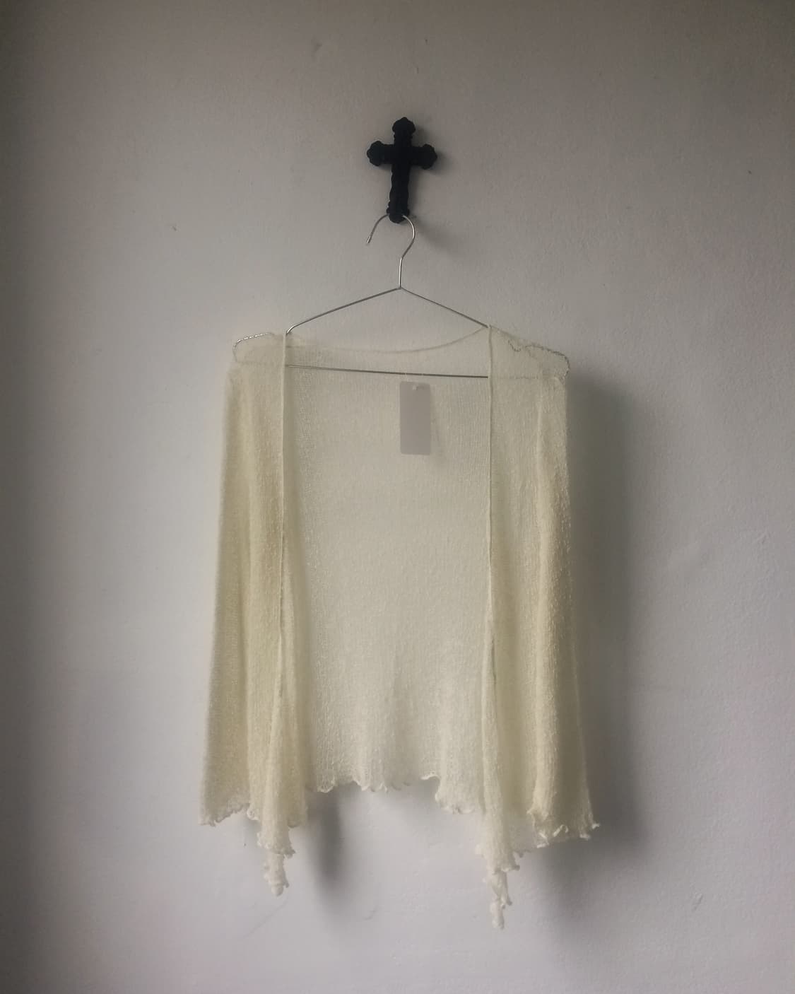 Loose fit drape open cardigan 상품이미지1