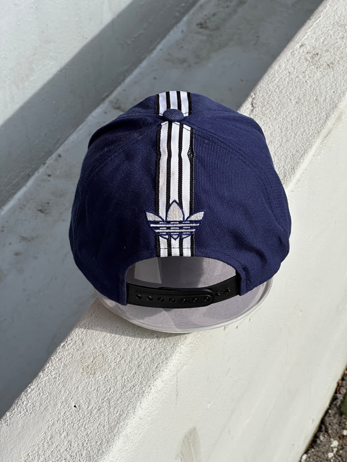 [M-L] 90s 아디다스 로고 삼선 빈티지 볼캡 모자 상품이미지4