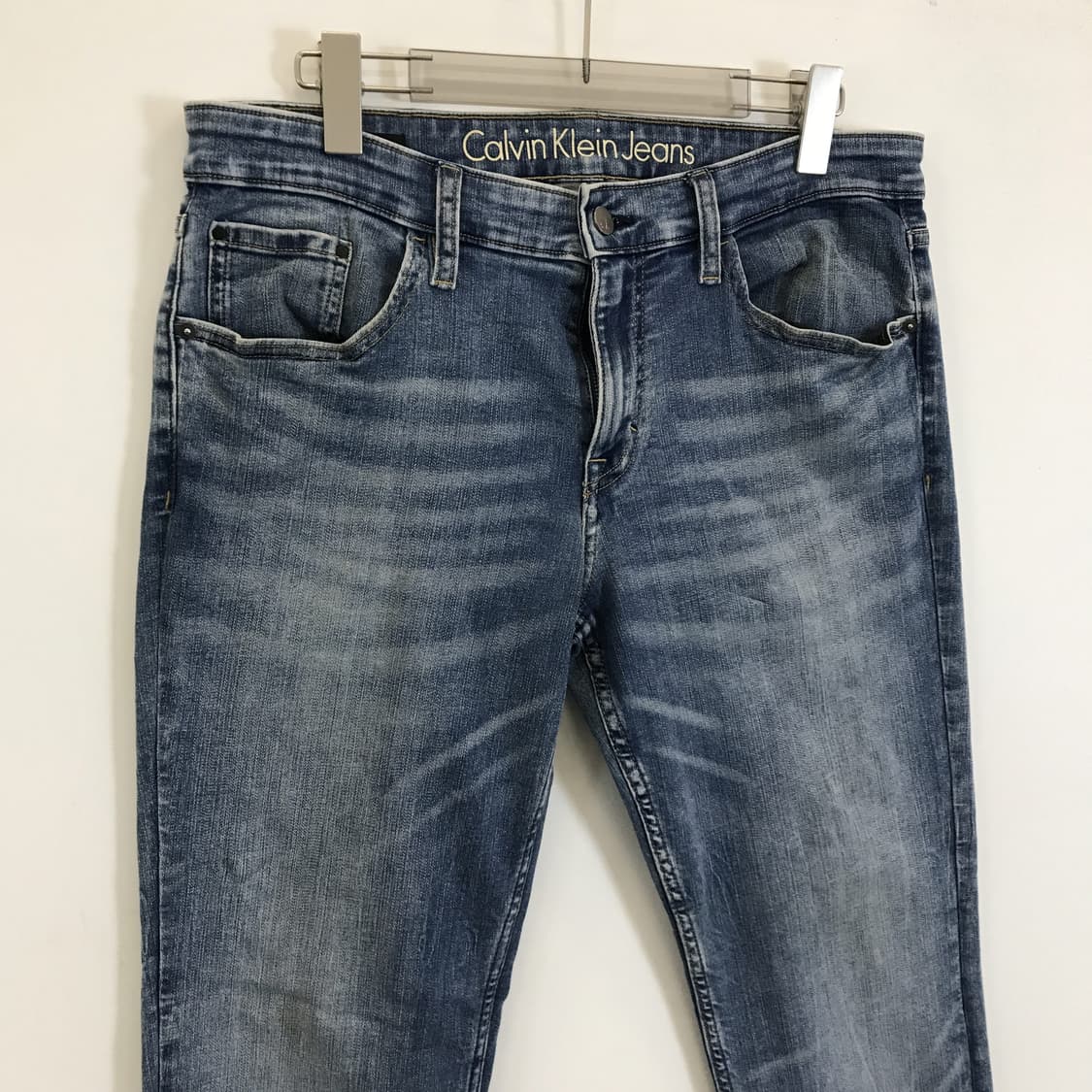 캘빈클라인 CK 슬림핏 스판 청바지 [34x34] 상품이미지2
