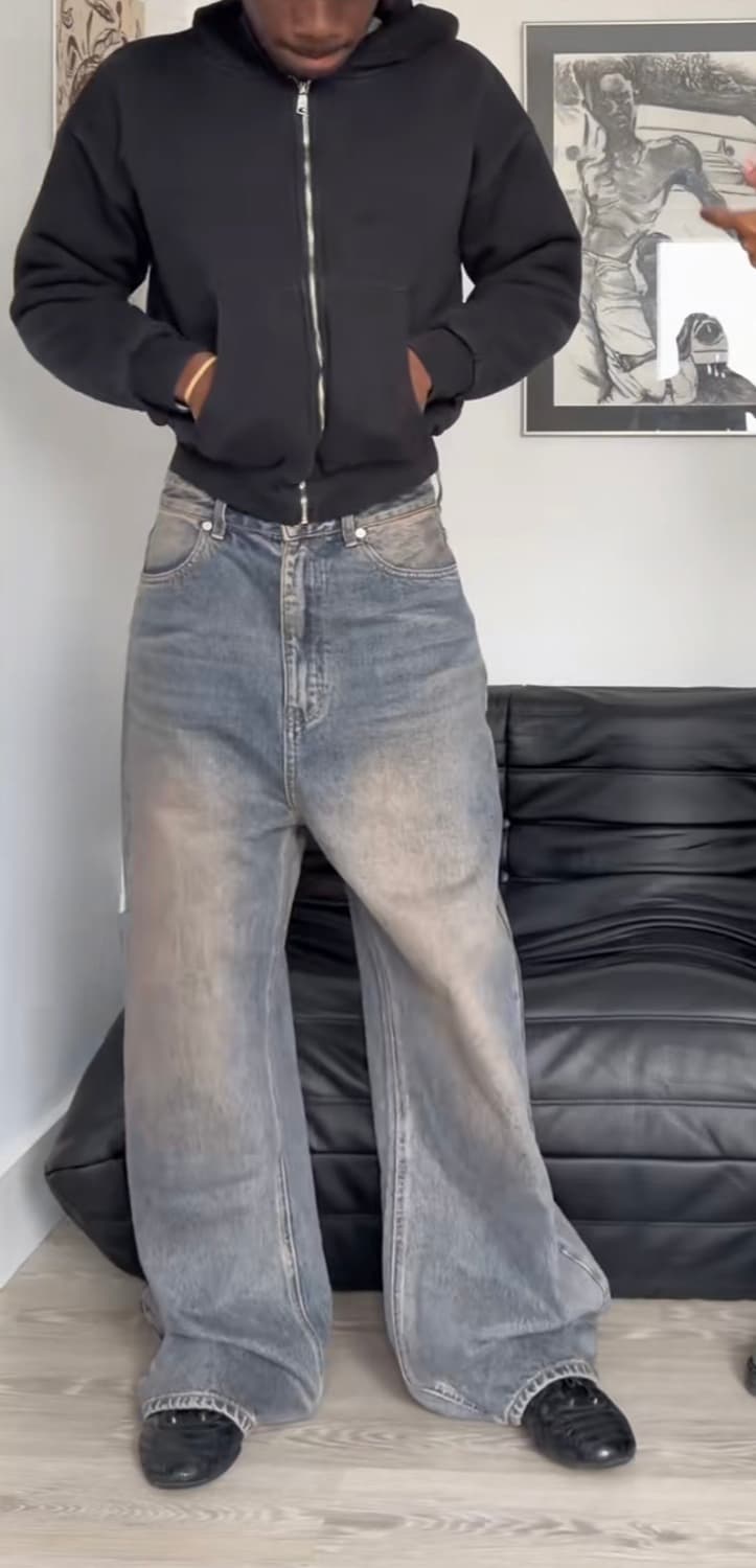 zicmade 핑크탭 베기 데님 14oz - 30 상품이미지4