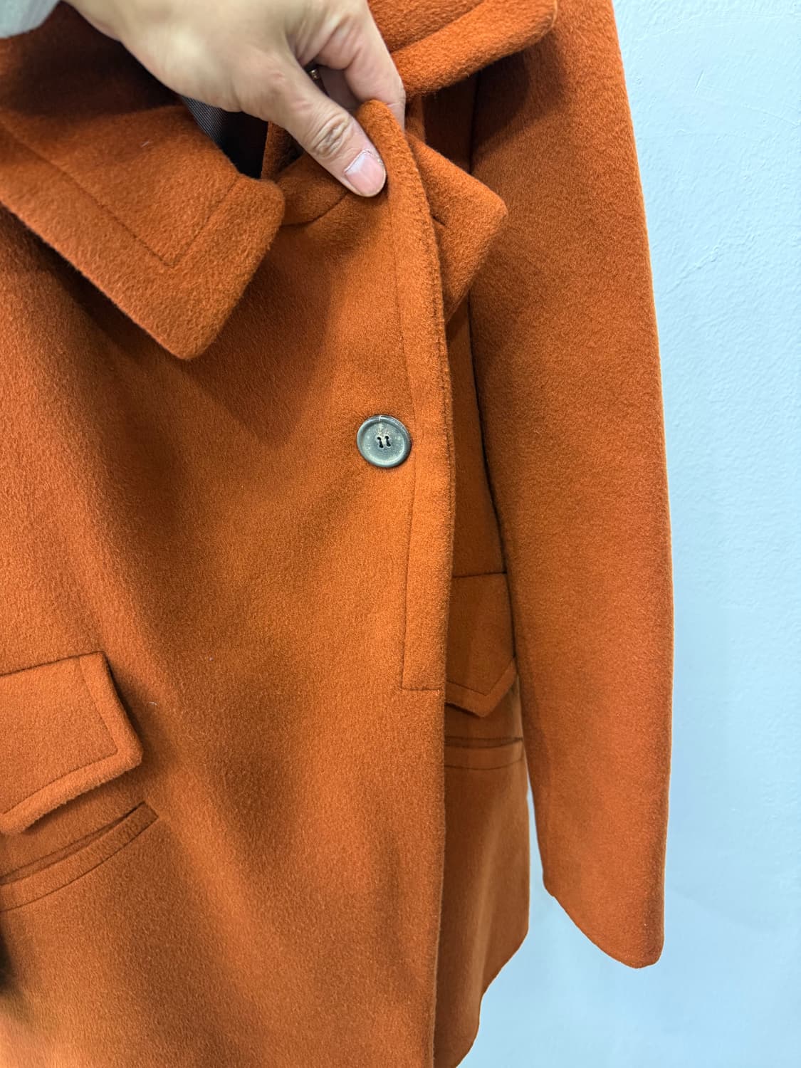 정품) TIME 타임 한섬 캐시미어 코트 82 상품이미지5