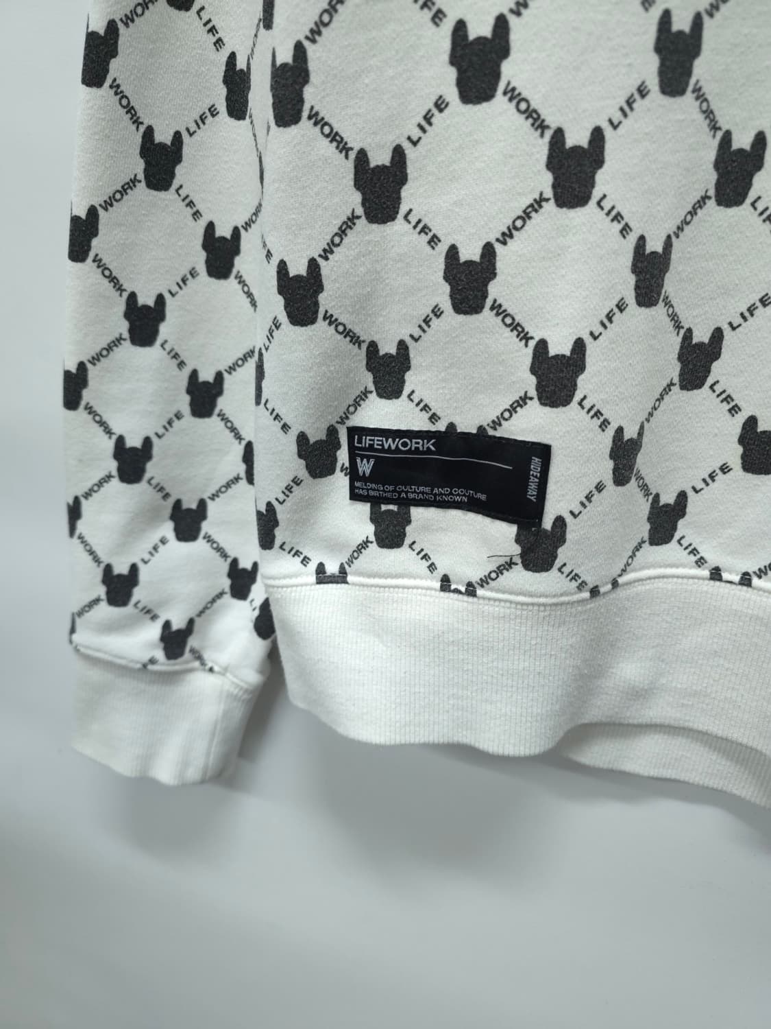 라이프워크(LIFE WORK) 불독 레터링 맨투맨 (55~66) 상품이미지6