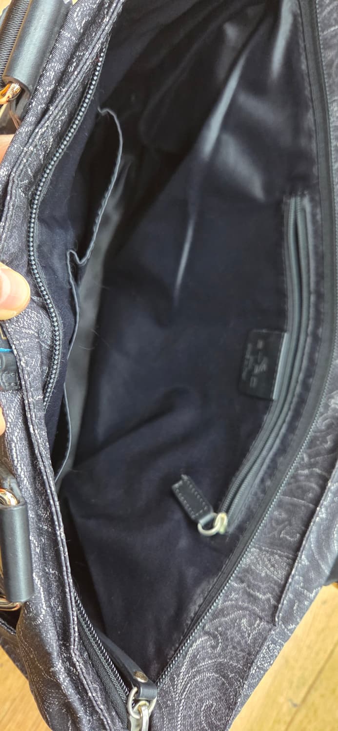 에트로 페이즐 블랙 토드백 ㅡ정품  상품이미지4