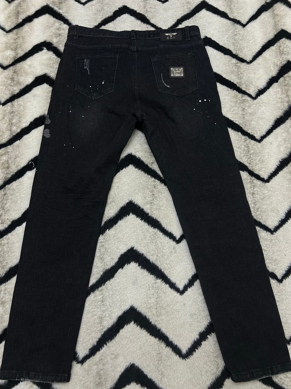 [34]Boy London 스컬 슬림핏 데님/흑청/스판 상품이미지3