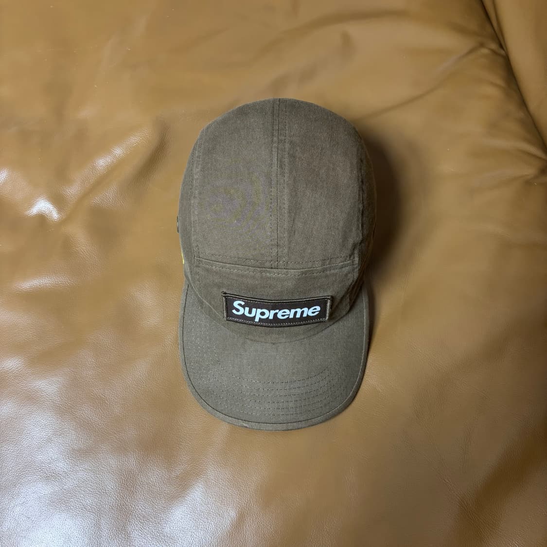 Supreme 슈프림 22ss 밀리터리 워시드 브라운 캠프캡 모자 상품이미지5