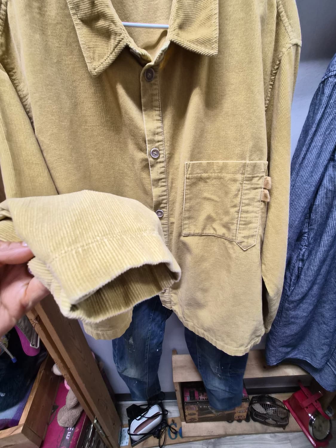 비이커 코듀로이 박시셔츠 상품이미지6