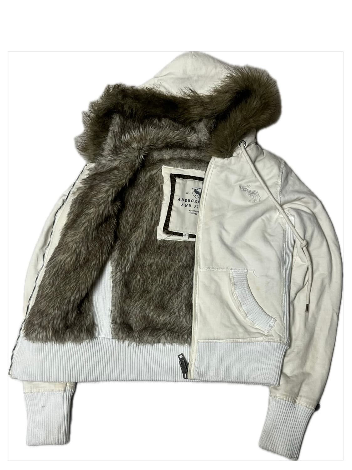 아베크롬비 퍼 후드집업 상품이미지2