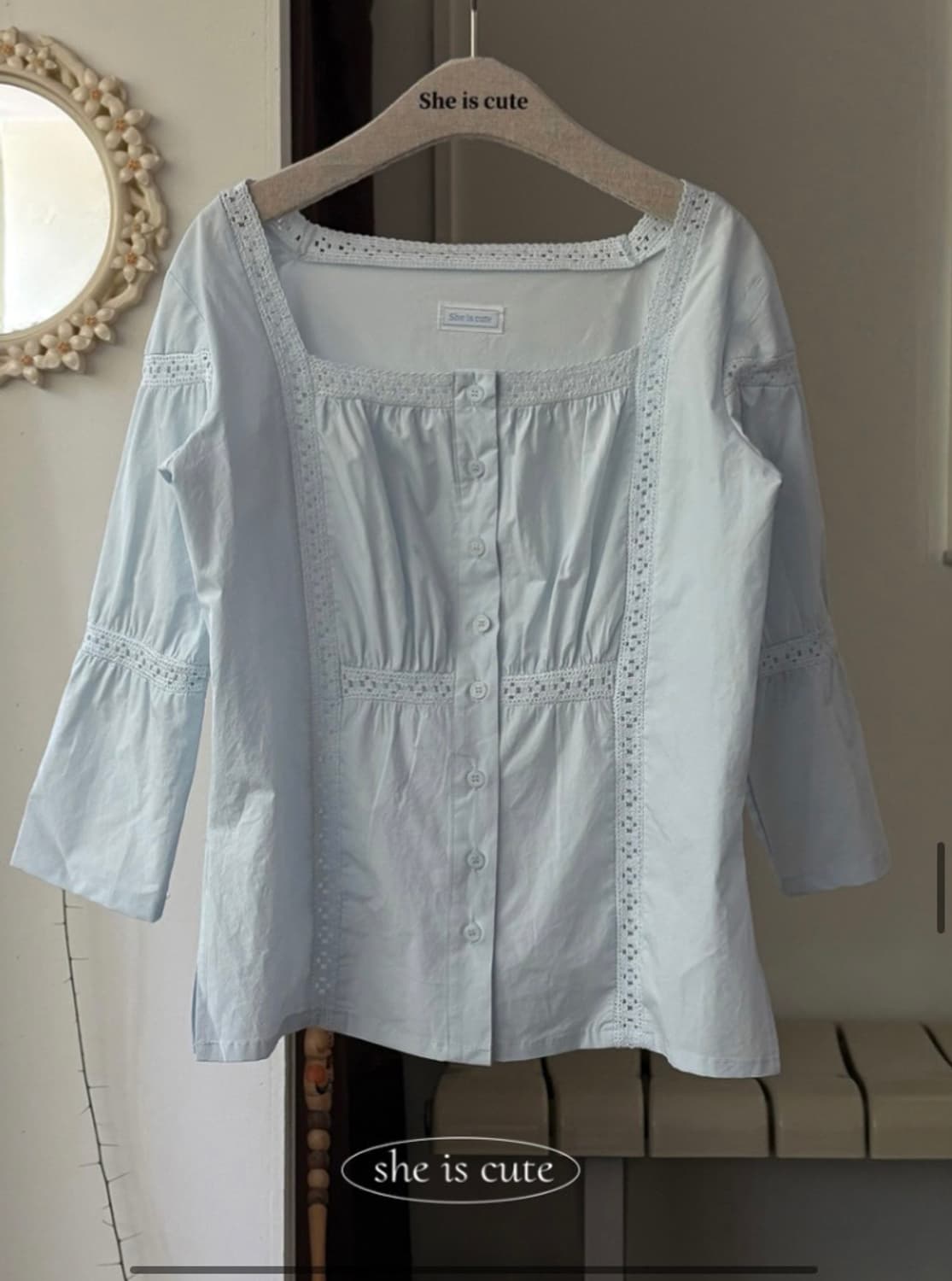 쉬이즈큐트 로맨틱 블라우스Romantic blouse 물색 상품이미지1