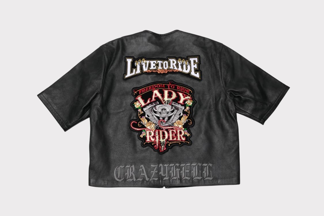 [L] 빈티지 할리데이비슨 레이디 라이더 소가죽 자켓 상품이미지1