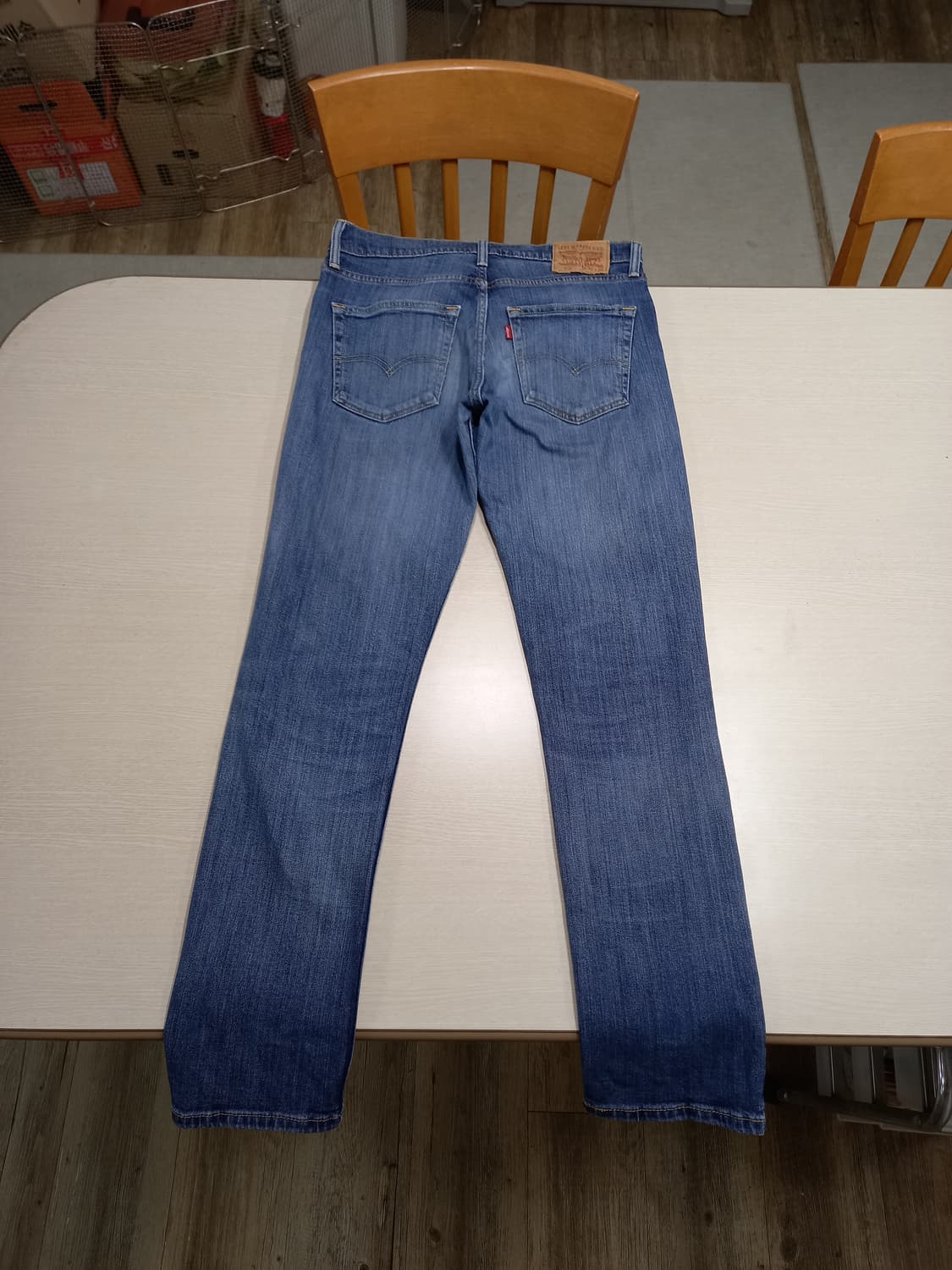 32 리바이스511 콜롬비아 워싱 스판 슬림일자 리페어진 32-301 상품이미지2