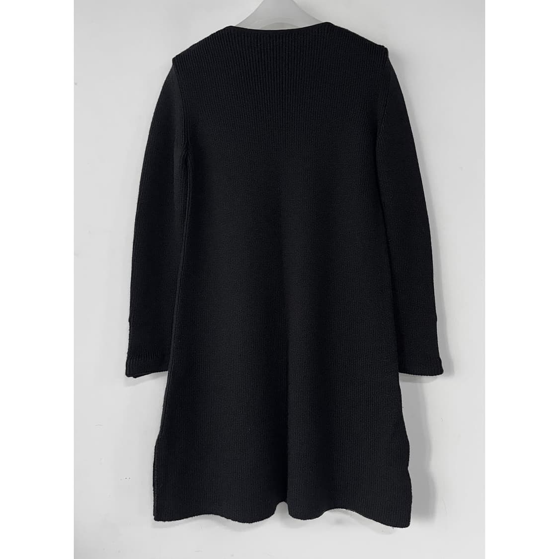 끌로에 레더 패치 울 니트 원피스 상품이미지6