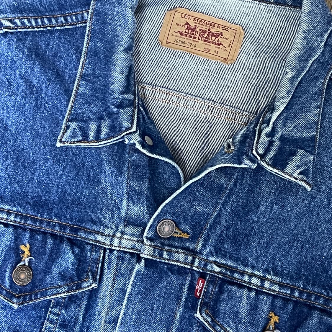 90s USA 리바이스 4세대 트러커 [46/105] 상품이미지3