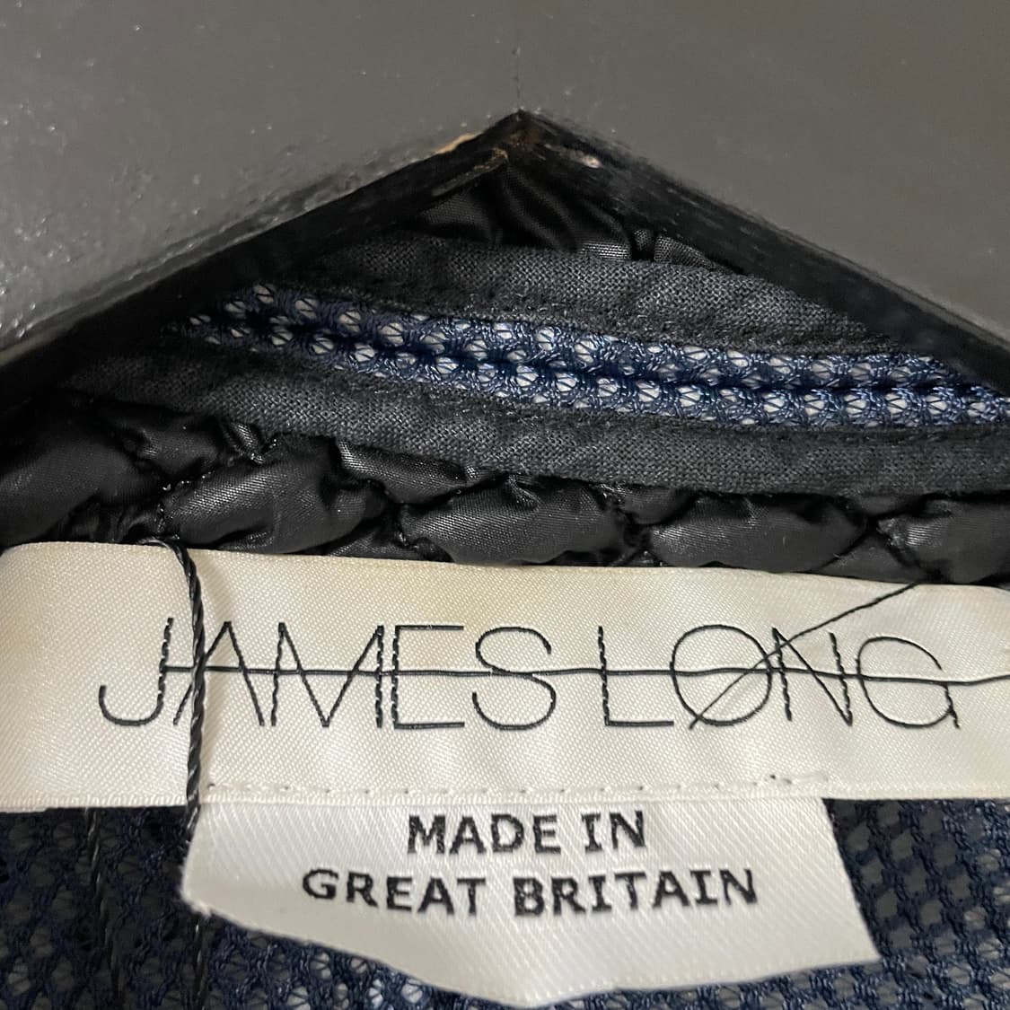 제임스 롱 퀄팅 자켓 블랙 S 상품이미지5