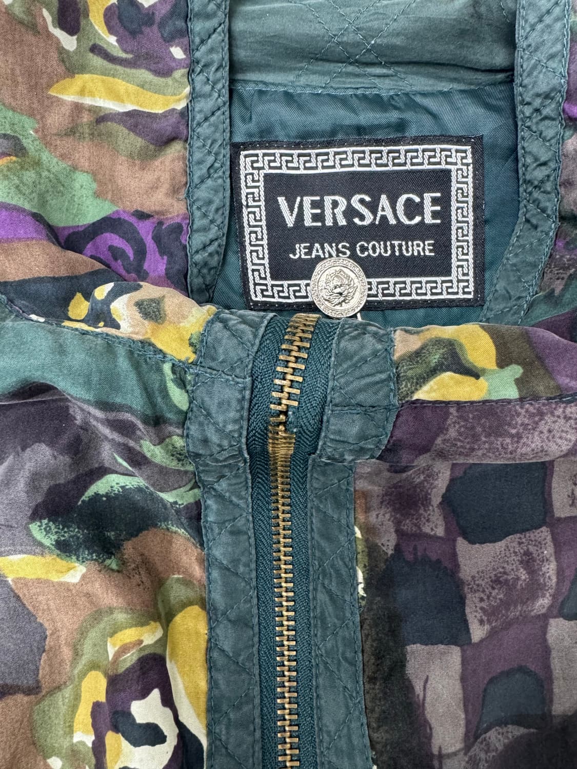 •90s Vintage 베르사체 진스 쿠튀르 자켓 – 메두사 로고 상품이미지6