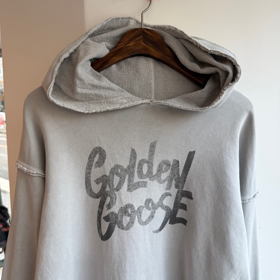 골든 구스 디스트레스드 컷오프 후드 상품이미지4