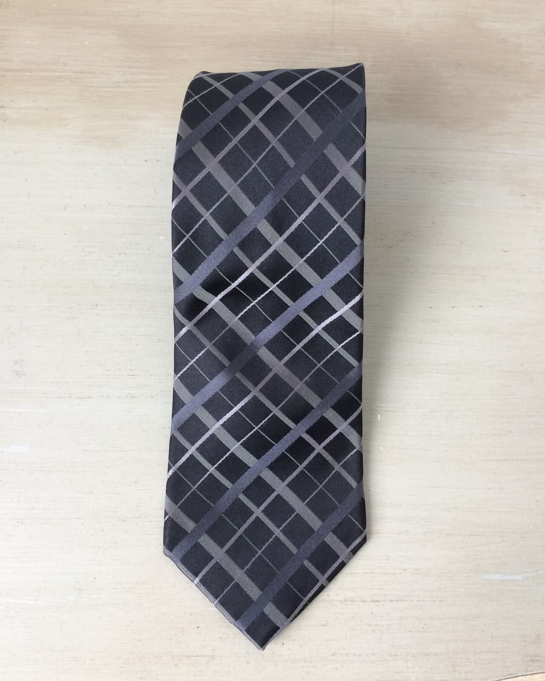 ck check pattern tie 상품이미지2