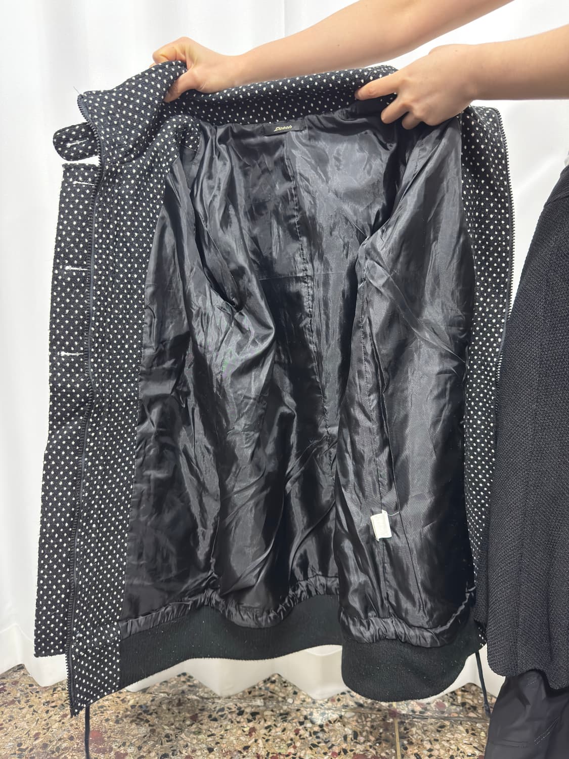 dot design coat jacket 상품이미지9