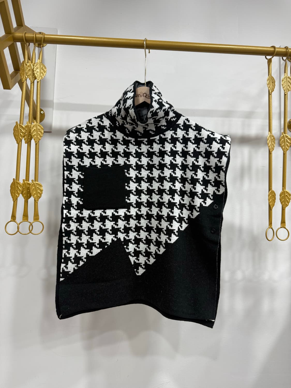 하운드투스 패턴 니트 조끼 새상품 55반까지 상품이미지1