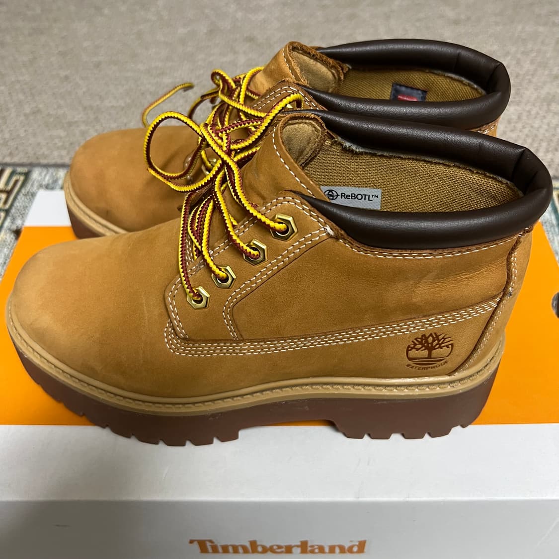 팀버랜드 여성 스톤 스트릿 플랫폼 워터프루프 추카 230 상품이미지6