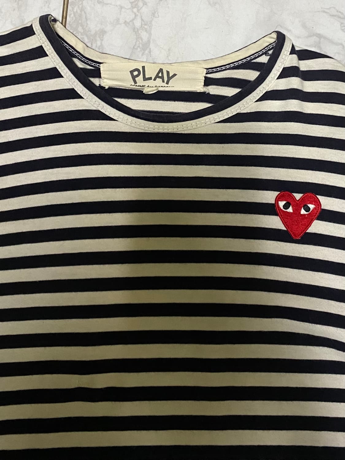 꼼데가르송 보더티셔츠 긴팔티 100 상품이미지2