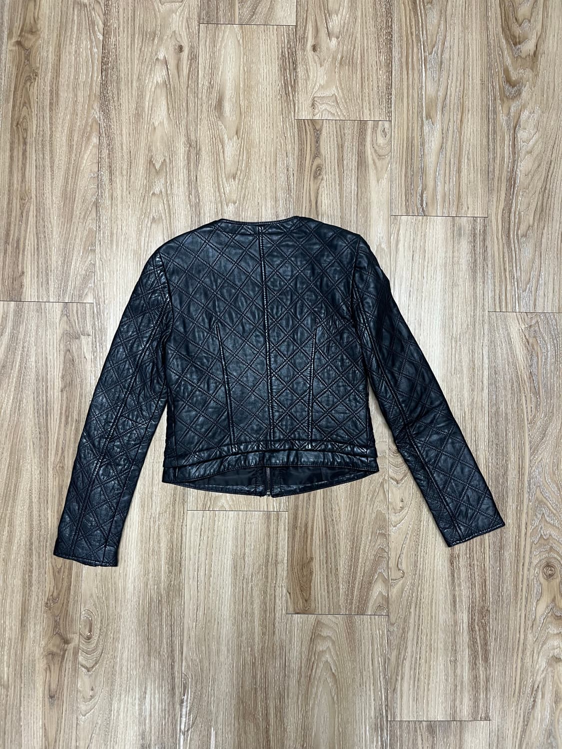 자라 퀄팅 양가죽 자켓 상품이미지4