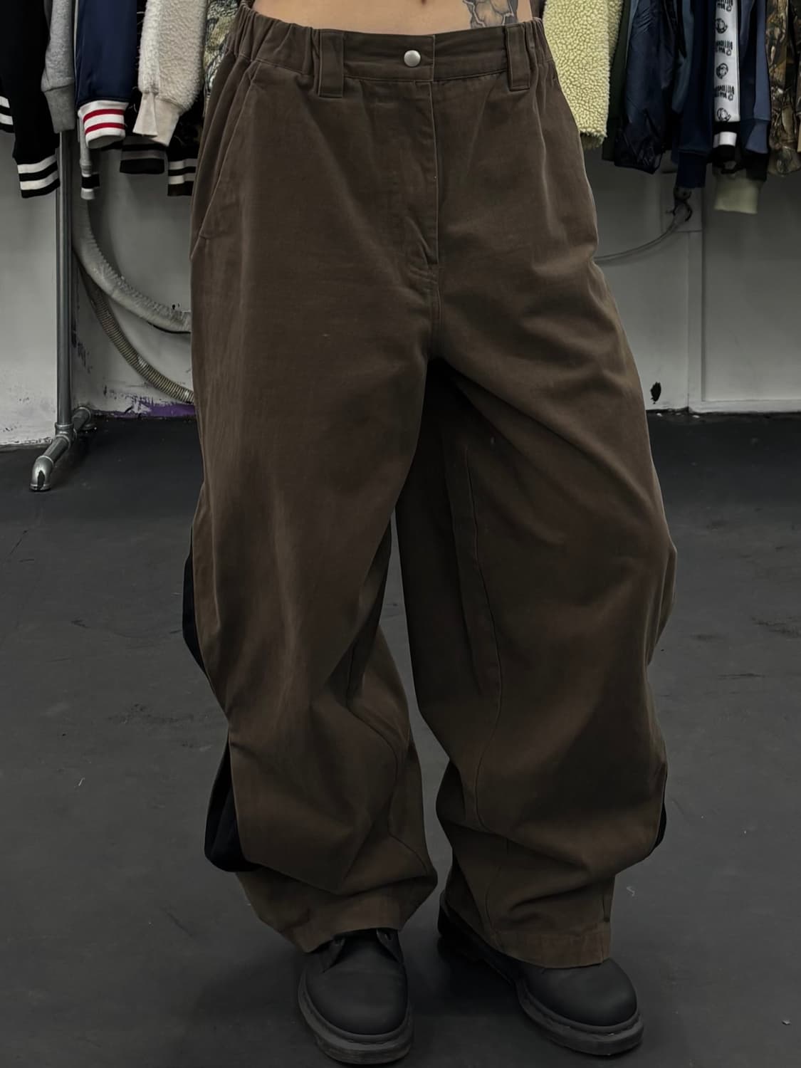 Lores 절개 코튼 팬츠 상품이미지3