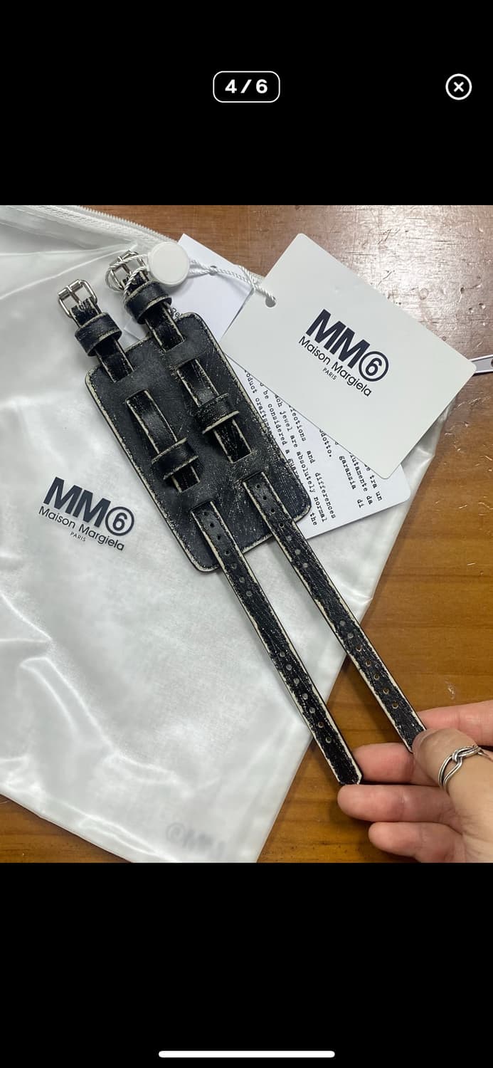 MM6 leather bracelet 상품이미지4