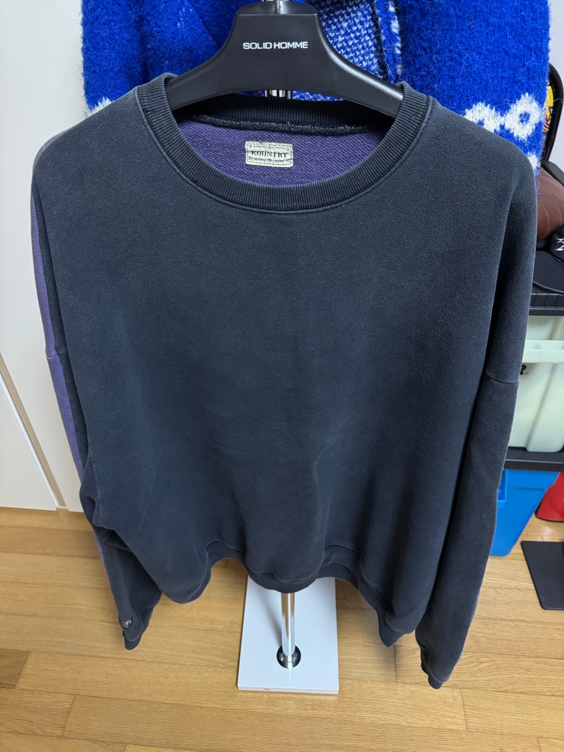 캐피탈 투톤 본 맨투맨 미친 가격에 판매합니다! 상품이미지1